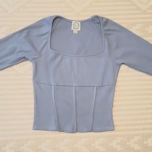 Blue Rain Long Sleeve Top